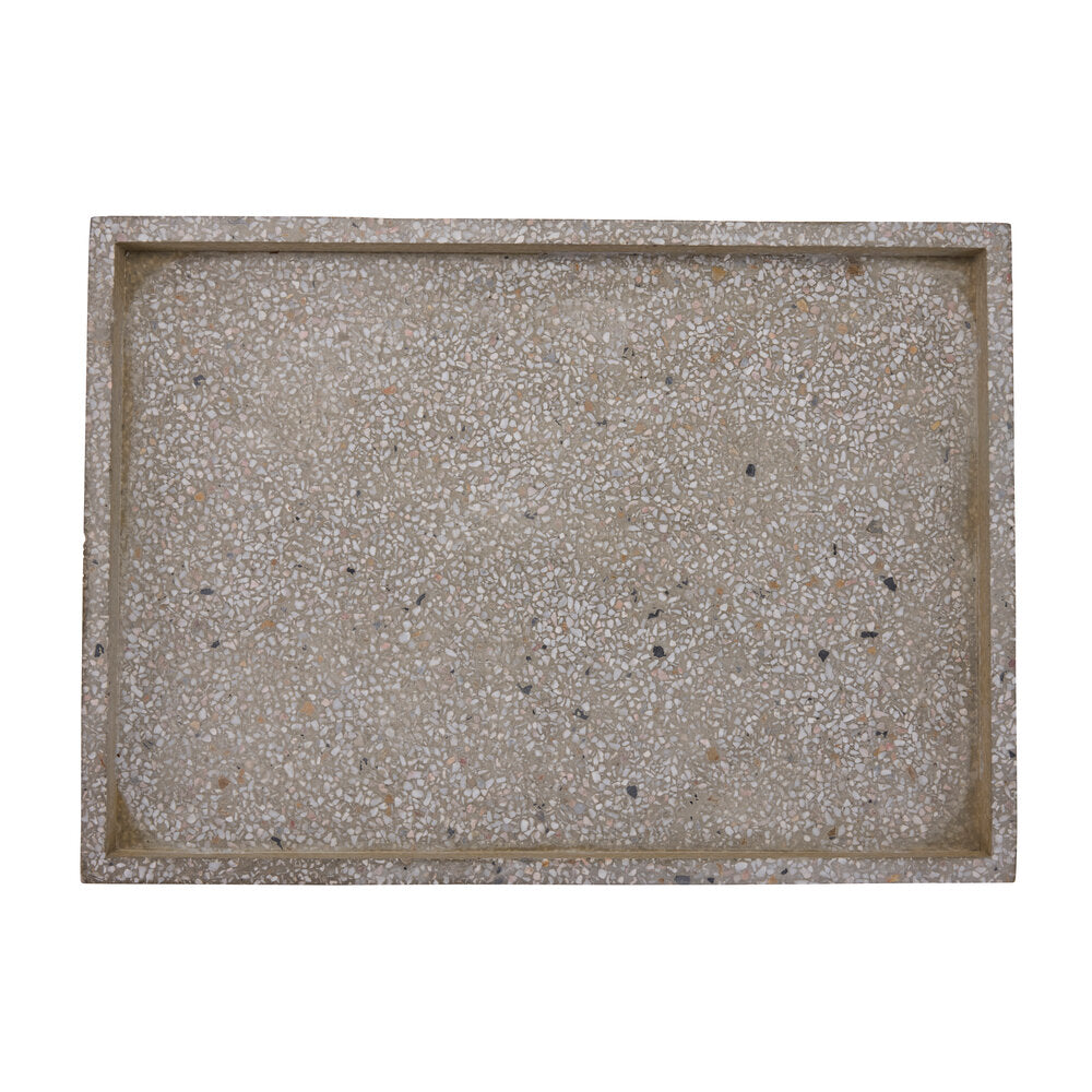 Terrazzo bakke, stor - brun